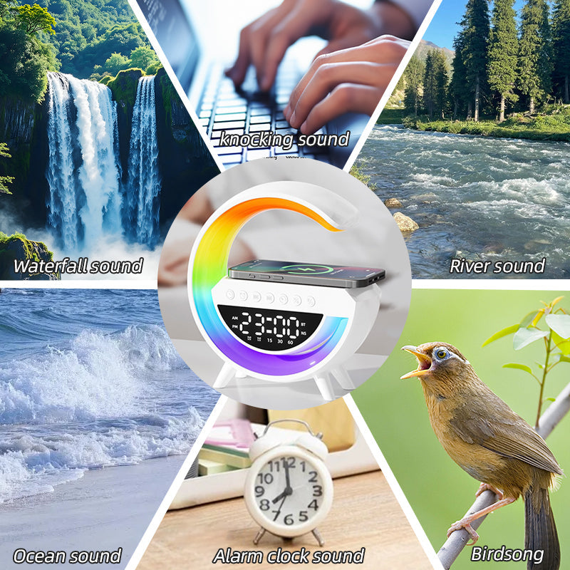 3-in-1 Tech Speaker: Charge, Light, Display - BIG G.
